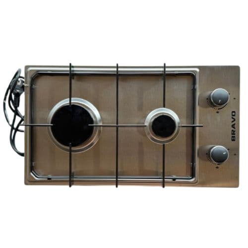Plaque à Gaz Encastrable FGH30S2 BRAVO, 2 Foyers 30×50cm Garantie 6 Mois